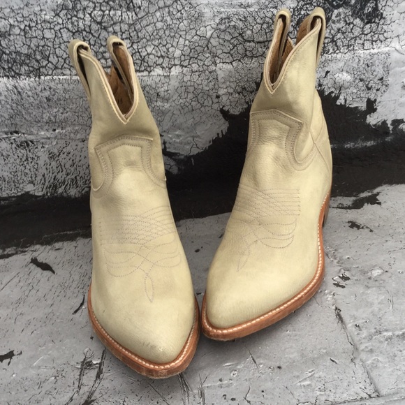 frye cowboy booties